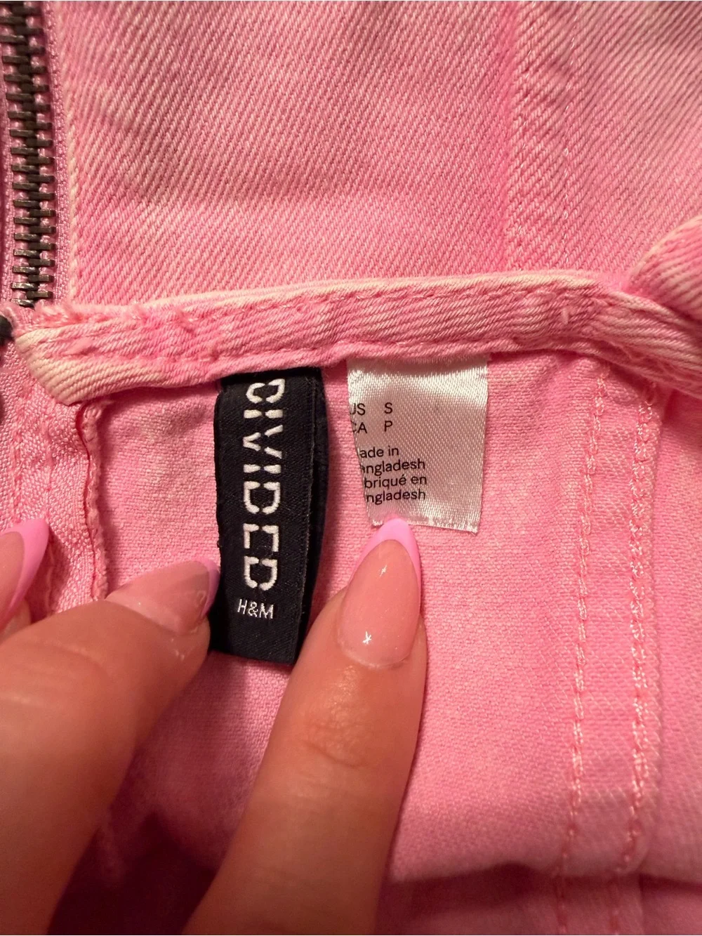 H&M Pink Square-Neck Mini Dress - Picture 5 of 6